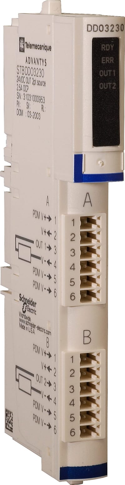 Schneider Electric standard digital output kit STB - 24 V DC - 2 O STBDDO3230K
