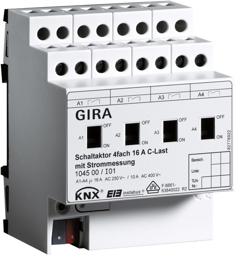AKTOR, 4-Channels 16A C-Last+ (GB104500)