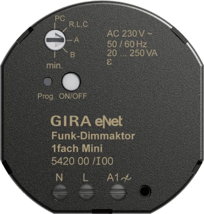 Function eNet Dimmer Actuator MINI 250V 250W