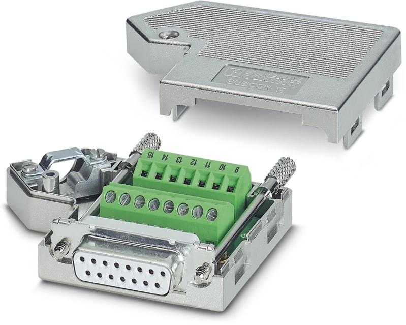 D-SUB-bussplugg SUBCON 15/F-SH