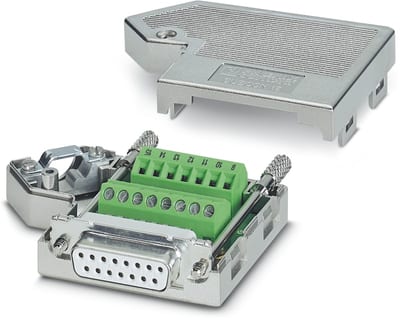 D-SUB-bussplugg SUBCON 15/F-SH