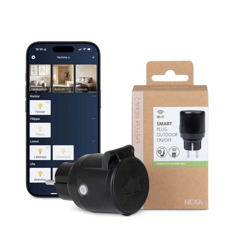 Smart Plug IP44 On/Off WiFi/433 (WPO-01)