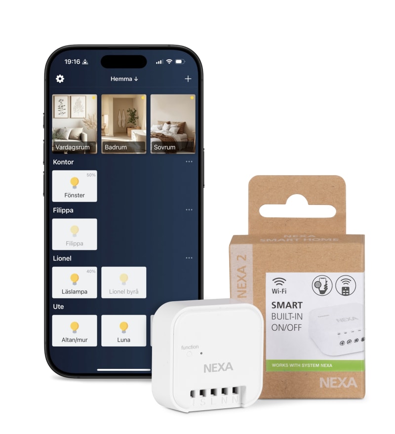 Smart Switchaktuator On/Off WiFi/433 innb (WBR-01)
