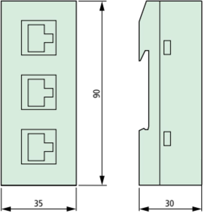 Interface adapter (XT-RJ45-ETH-RS232)