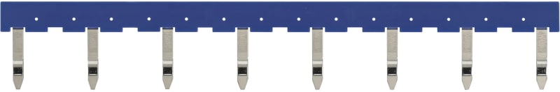 Jumper bar, 8 poles, blue (PYDN-15.5-080S)