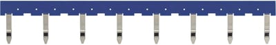 Jumper bar, 8 poles, blue (PYDN-15.5-080S)