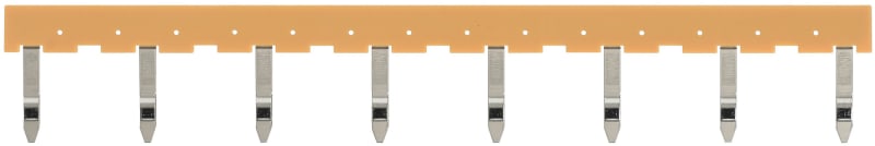 Jumper bar, 8 poles, yellow (PYDN-15.5-080Y)
