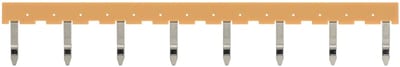 Jumper bar, 8 poles, yellow (PYDN-15.5-080Y)