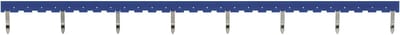 Jumper bar, 8 poles, blue (PYDN-31.0-080S)