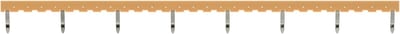 Jumper bar, 8 poles, yellow (PYDN-31.0-080Y)