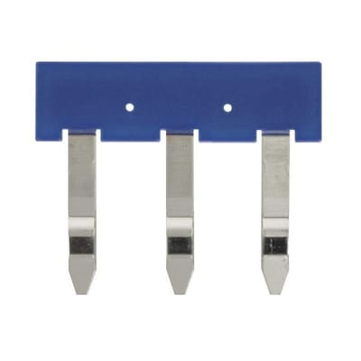 Jumper bar, 3 poles, blue