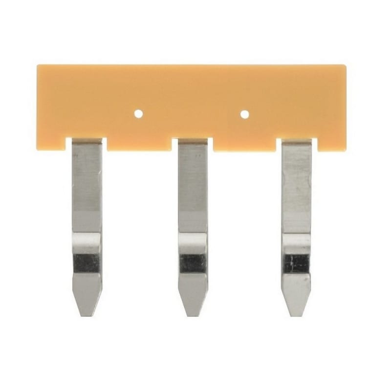 Jumper bar, 3 poles, yellow (PYDN-7.75-030Y)