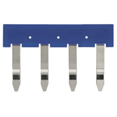 Jumper bar, 4 poles, blue