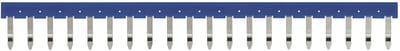 Jumper bar, 20 poles, blue