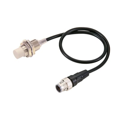 Ind.transmitter,M18 housing,M12,PNP,0,3M (E2EN1583D)
