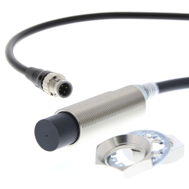 Ind.transmitter,M18 housing,M12,PNP,0,3M (E2E-X20MB1TL18-M1TJ 0.3M)