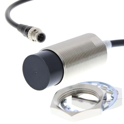 Ind.transmitter,M30 housing,M12,PNP,0,3M (E2E-X40MB1TL30-M1TJ 0.3M)