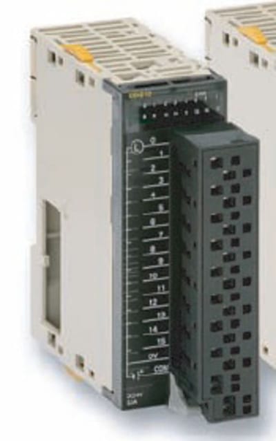 Omron CJ1W-ID211(SL) 16-Point 24 V DC Digital Input Unit, Spring-Cage Terminals