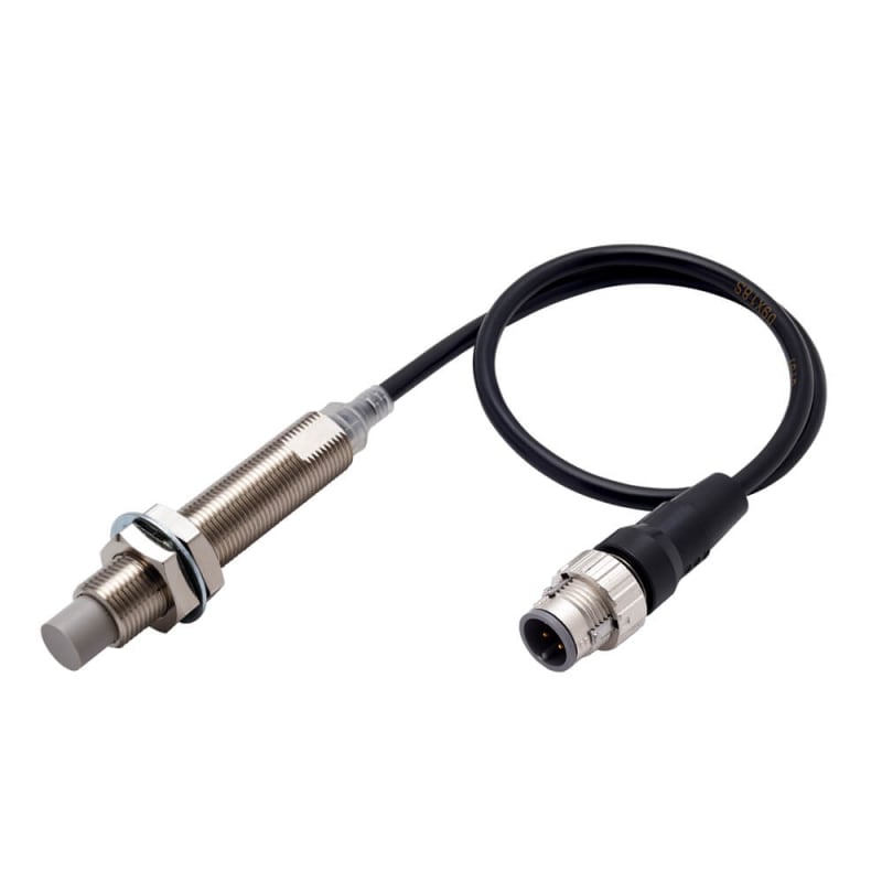 Ind.transmitter,M12 housing,M12,PNP,0,3M (E2E-X8MB1TL12-M1TJ 0.3M)