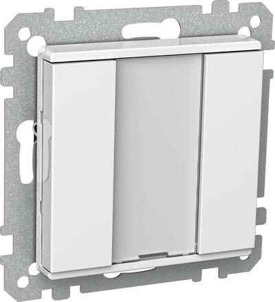 Exxact KNX Pressure 2-Button White