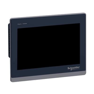 Schneider Electric Touch panel screen, Harmony ST6, 10"W display, 2COM, 2ETHERNET, USB host&device, 24 VDC HMIST6500