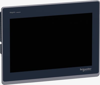 Schneider Electric Touch panel screen, Harmony ST6 & STW6, 12"W display, 2ETHERNET, USB host&device, 24 VDC HMISTW6600