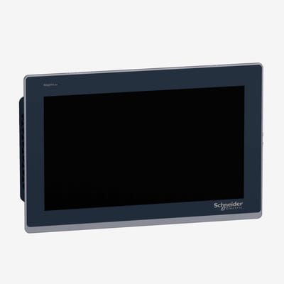 Schneider Electric Touch panel screen, Harmony ST6 & STW6, 15"W display, 2ETHERNET, USB host&device, 24 VDC HMISTW6700