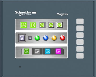 Schneider Electric advanced touchscreen panel 320 x 240 pixels QVGA- 3.5" TFT - 64 MB HMIGTO1300