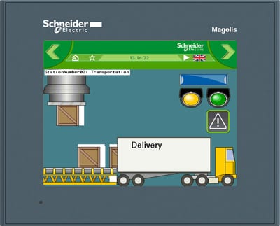 Schneider Magelis HMIGTO2310 5.7" Color Touch HMI