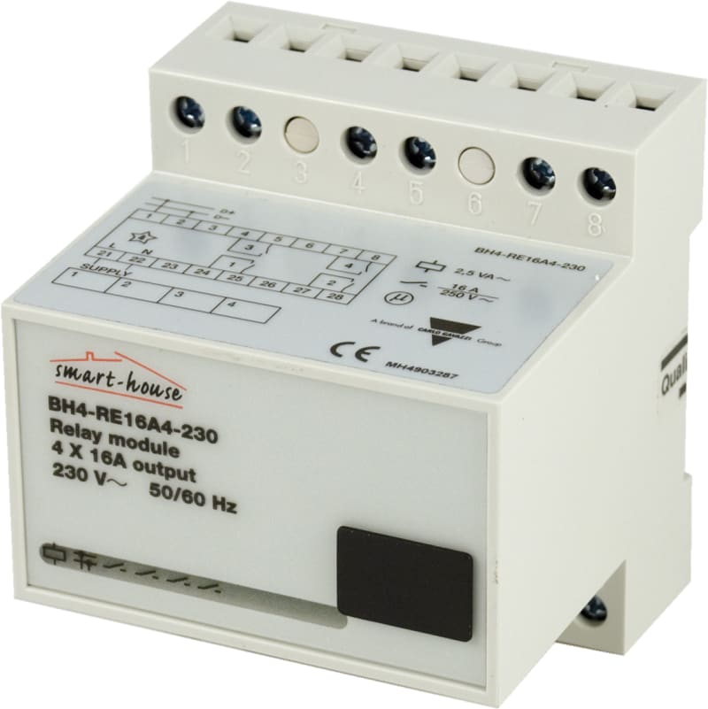 SMH Relay Output 4X16A 230VAC (BH4-RE16A4-230)