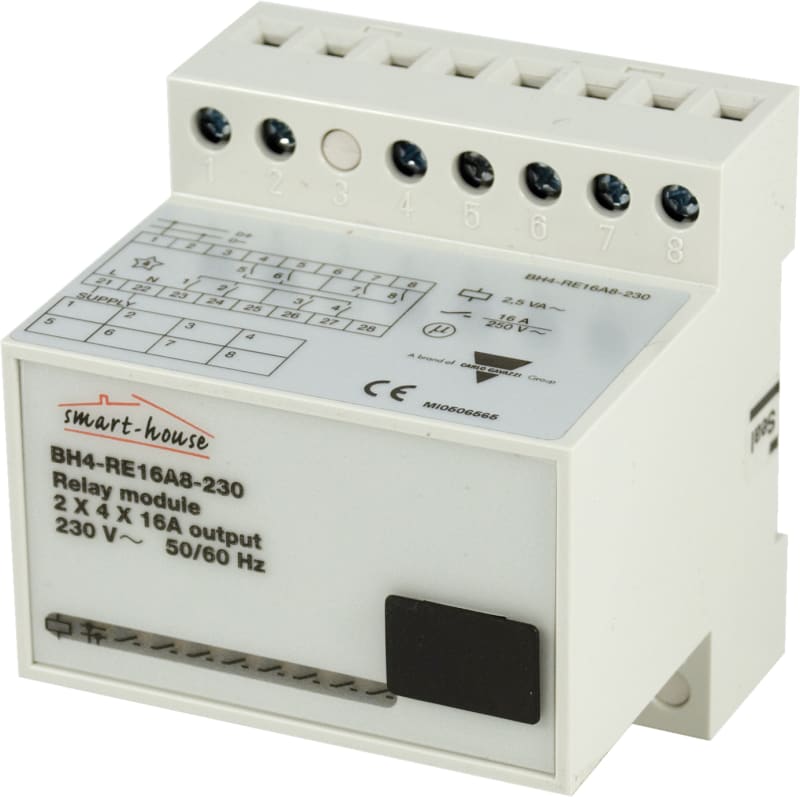 SMH Relay Output 2X4X16A 230VAC (BH4-RE16A8-230)