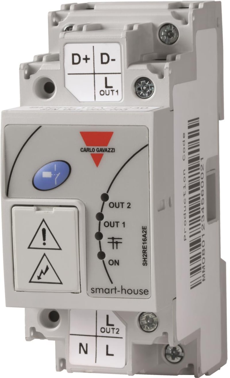 SMH 2X16A Relay with kWh Meter (SH2RE16A2E230)
