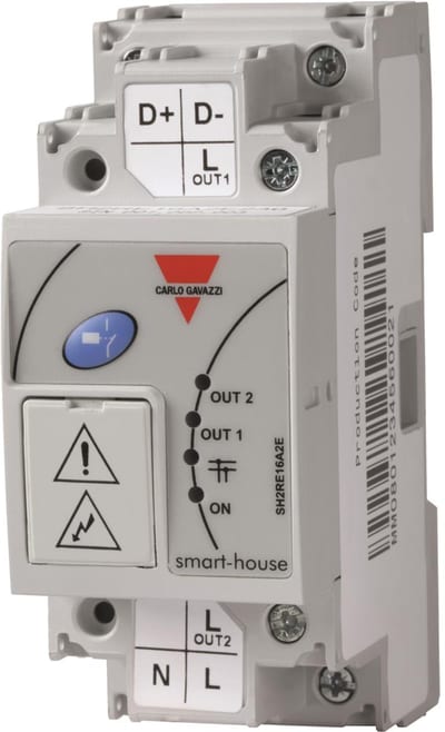SMH 2X16A Relay with kWh Meter