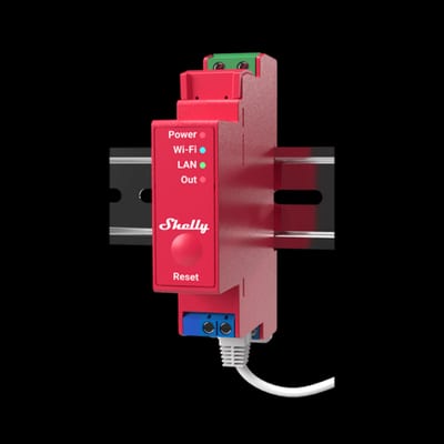 Shelly Pro 1PM Wi-Fi DIN-Rail Relay with Power Metering