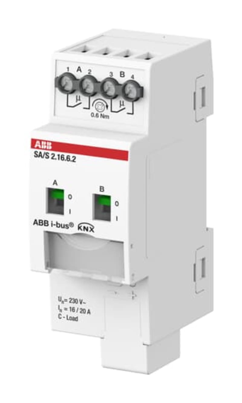 ABB SA/S2.16.6.2 KNX 2-Channel Binary Output 16A with Current Detection (2CDG110269R0011)