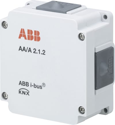Analogue output 2-channel KNX surface-mounted module