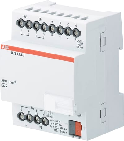Analogue input 4-channel KNX DIN-rail module