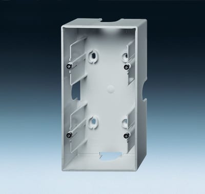 ABB 2CKA001799A0902 Future Linear 2-Gang Surface-Mounting Box, Studio White