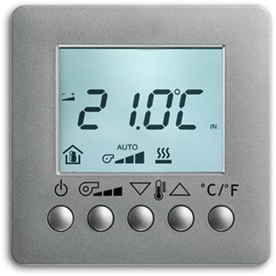 Room Thermostat 6138/11-83-500 Aluminium