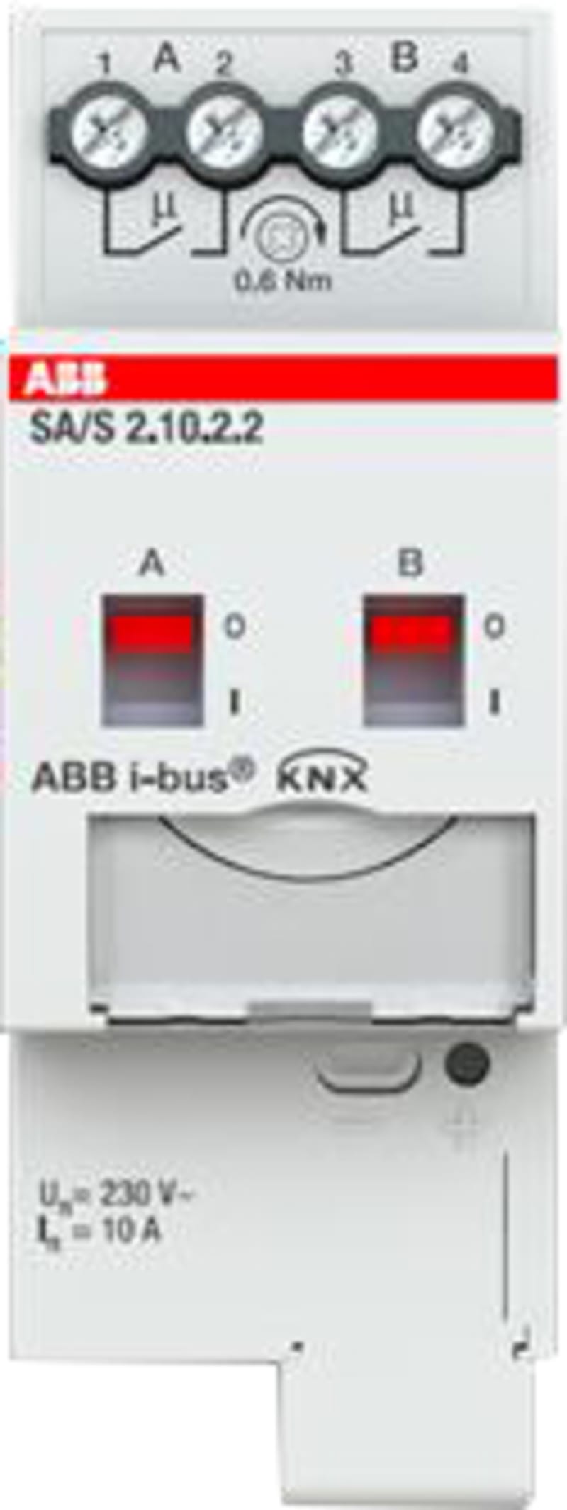 Binary Output SA/S2.10.2.2, 10 A AX Load, 2-Channel