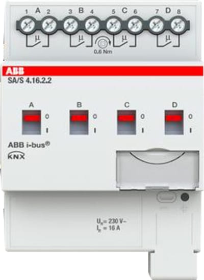 ABB KNX Switch Actuator 4-Channel 16 A AC1 SA/S4.16.2.2