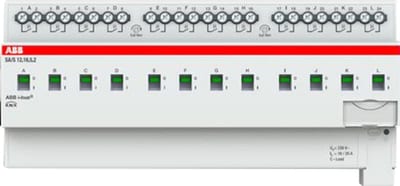 ABB SA/S12.16.5.2 KNX Switch Actuator, 16 A, 12-Channel, AC3 Load