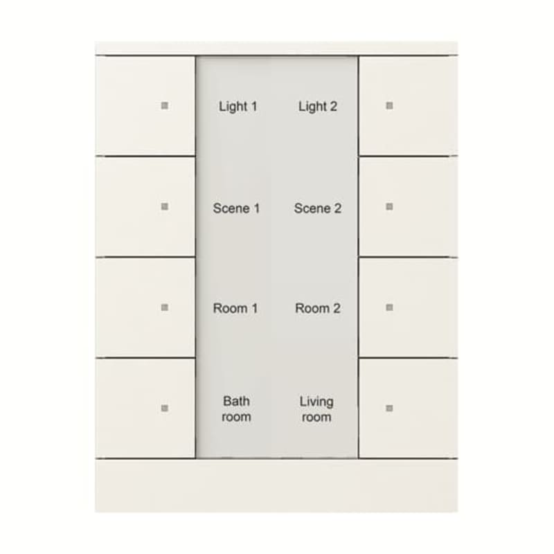 Tenton 4/8V White MATT