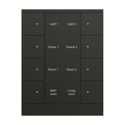 Tenton 4/8V Black MATT