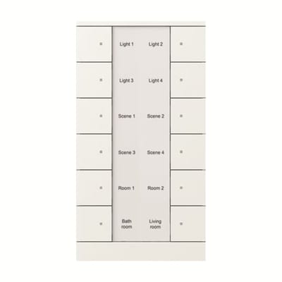 Tenton 6/12V White MATT
