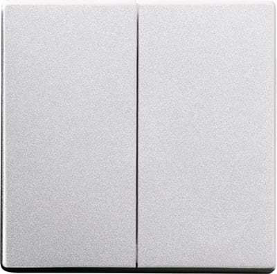 ABB Hue Smart Double Rocker Switch Aluminium 2CKA006730A0135