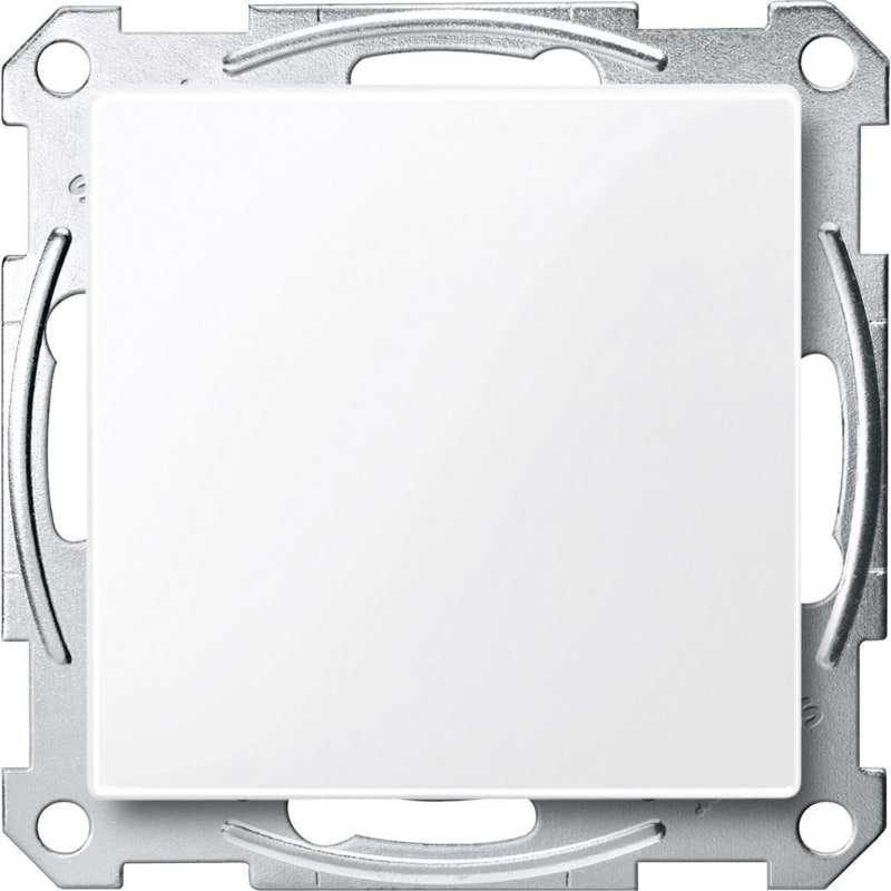 Schneider Electric Push-button Pro T, Merten System M, active white, Temperature sensor, Touchless, Supply KNX 20 mA MTN6185-0325