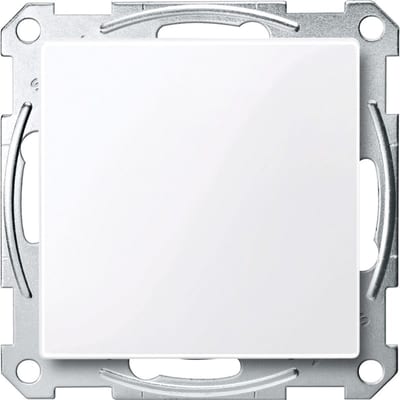 Schneider Electric Push-button Pro T, Merten System M, active white, Temperature sensor, Touchless, Supply KNX 20 mA MTN6185-0325