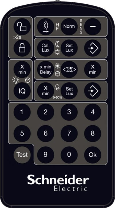 KNX remote control PIR