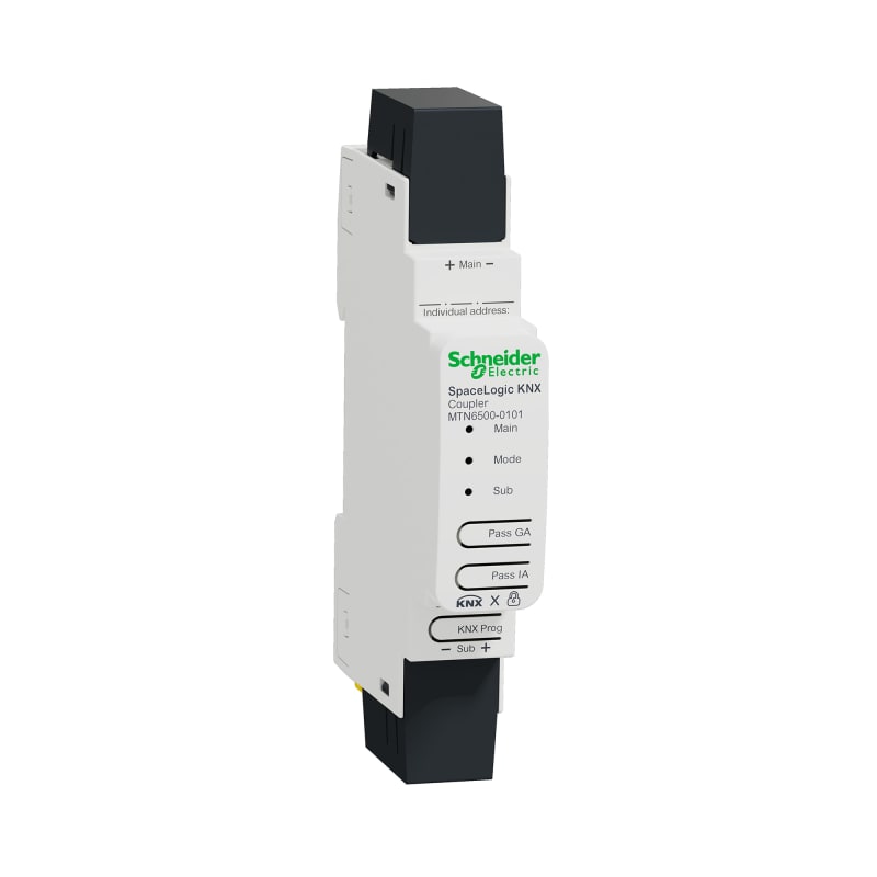 Schneider Electric SpaceLogic KNX Line/Area Coupler DIN Rail 5 mA (MTN6500-0101)